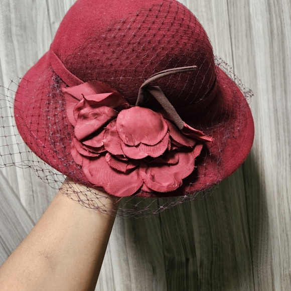 Betmar Style WPL 5923 100% Wool  Late 1950s early 1960s Cherry Red - Picture 15 of 16